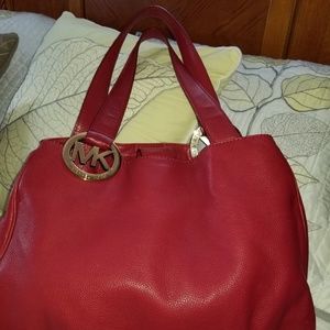 Michael Kors Handbag True Red color